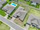 Charming single-story home with a well-manicured lawn and a refreshing private backyard swimming pool at 1547 Cordgrass Way, Lakeland, FL 33813