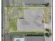 An aerial view showing the layout of the property, including the home, yard, and surrounding neighborhood at 1547 Cordgrass Way, Lakeland, FL 33813