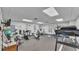 Community gym featuring weight equipment, treadmills, stationary bikes, and fitness accessories at 1602 Tally Ho Dr, Lakeland, FL 33810
