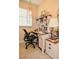 Cozy home office space featuring a functional desk area and bright natural light, ideal for productivity at 1970 Michael Tiago Cir, Maitland, FL 32751