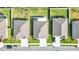 Aerial view shows the house with a spacious yard and perfect home placement at 2966 Flying Blackbird Rd, Bartow, FL 33830