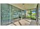 Inviting screened porch with tile flooring and a peaceful view of the backyard at 3107 Stonewater Dr, Lakeland, FL 33803
