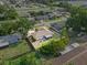 Backyard aerial showcasing the property's patio and fenced yard at 4219 Sunny Land Dr, Lakeland, FL 33813