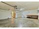 Large garage provides ample room for storage and workspace at 4219 Sunny Land Dr, Lakeland, FL 33813