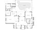 Detailed floor plan illustrating the layout of the home and its amenities at 4642 Highlands Place Dr, Lakeland, FL 33813