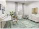 A bright and airy office space with modern decor and a comfortable seating area at 470 Windy Willow Way, St Cloud, FL 34771