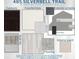 Samples showcasing the home's cabinets, countertops, wall tile, flooring, paint, and exterior trim scheme at 485 Silverbell Trl, St Cloud, FL 34771