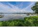 Scenic lake view with calm waters reflecting the sky, lush green grass in the foreground at 5026 N Socrum Loop Rd, Lakeland, FL 33809