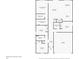 Detailed floor plan showcasing the layout of a single-story home with bedrooms, bathrooms, and living spaces at 606 Fairview Ave # 244, Haines City, FL 33844