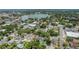 Experience this desirable neighborhood from an aerial view, highlighting its mix of residential and urban living at 727 S Missouri Ave, Lakeland, FL 33815