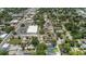 Sprawling aerial view showcasing neighborhood streets lined with mature trees and diverse architecture at 731 S Missouri Ave, Lakeland, FL 33815