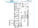 Layout featuring 3-4 beds, 2.5 baths, 2-car garage, showcasing spatial arrangement and room dimensions at 867 Cypress Creek Run, St Cloud, FL 34771