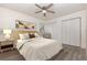 Comfortable bedroom featuring large closets for ample storage and stylish decor at 113 Patrick Henry Rd, Bartow, FL 33830
