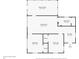 Layout of the home, featuring a living room, kitchen, bathroom, bonus room, and bedrooms with closets at 2120 Dille St, Lakeland, FL 33815