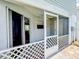 View from the screened in patio out to the backyard at 222 Carpenters Way # 65, Lakeland, FL 33805