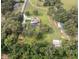 Expansive aerial view of private home, pool and grounds surrounded by mature trees and lush landscaping at 2331 D R Bryant Rd, Lakeland, FL 33810