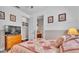 Comfortable bedroom with closet, flat screen TV, and ensuite bathroom at 3980 Sunset Lake Dr, Lakeland, FL 33810