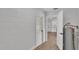 This basement features a door, water heater, and access to the main floor at 408 Sycamore Sw St, Fort Meade, FL 33841