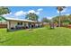 This spacious backyard is great for relaxing or entertaining at 416 Bayou Rd, Winter Haven, FL 33884