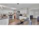 Bright kitchen with stainless steel appliances and a casual dining table at 416 Bayou Rd, Winter Haven, FL 33884