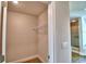 Organized closet space near Primary bath for clothing, storage and getting ready at 4312 Juliana Lake Dr, Auburndale, FL 33823