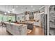 Spacious eat-in kitchen with two islands, modern appliances, and plenty of cabinet space at 6475 Avalon Woods Dr, Lakeland, FL 33813