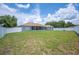 Large fenced backyard offering privacy and space for outdoor activities at 6789 Ashbury Dr, Lakeland, FL 33809