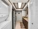Efficient kitchen with stainless steel appliances and wood-look cabinets at 803 Orchid Springs Dr, Winter Haven, FL 33884