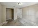 A blank canvas in this bedroom featuring a closet and doorway, ready for your dream design at 829 N Lake Ave, Lakeland, FL 33801