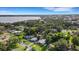 Aerial view of the neighborhood showcases lush landscapes, lake views, and a serene environment at 941 Avon Ave, Lakeland, FL 33801
