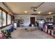 Interior of a spacious garage with room for storage and parking at 1118 Cypress W Pt, Winter Haven, FL 33884