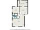Layout of the home with a living room, eat-in kitchen, primary bedroom, bedroom, bathroom, and hall at 1125 Josephine St, Lakeland, FL 33815