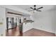 Kitchen with stainless steel appliances and granite counters at 118 Caloosa Dr, Babson Park, FL 33827