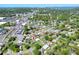 Neighborhood aerial view showcasing the property's location in a residential area at 124 Carolyn Dr, Lakeland, FL 33803