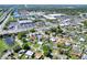 Aerial view of property with nearby shopping and highway access at 124 Carolyn Dr, Lakeland, FL 33803