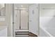 Light and bright bathroom features shower and tile flooring at 133 Cloverbrook Trl, Davenport, FL 33837