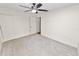 This is a bedroom with neutral carpet and a large closet at 1917 Lori W Ln, Lakeland, FL 33801