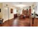 Inviting dining area with hardwood floors, a chandelier, and great natural light at 2203 Starboard, Winter Haven, FL 33881