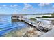 Waterfront dock and boat house featuring boat access and open water views at 2203 Starboard, Winter Haven, FL 33881