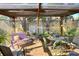 Outdoor patio with a seating area and a covered pergola at 2203 Starboard, Winter Haven, FL 33881