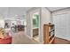 Open bonus room with dining area and full bathroom view; perfect for flexible living and entertaining, featuring a cozy atmosphere at 3121 Highlands By The Lake Way, Lakeland, FL 33812