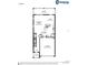 First floor plan showing the kitchen, garage, lanai, and entry way at 5317 Se 127Th Ln, Belleview, FL 34420