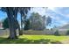 Expansive backyard featuring lush green grass and mature trees, perfect for outdoor activities and relaxation at 6342 Butternut Dr, Lakeland, FL 33813