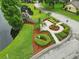 An attractive community park area includes a gazebo, walkway and sitting area with lush landscaping at 6342 Butternut Dr, Lakeland, FL 33813