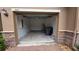 Spacious garage with painted walls and interior lighting at 6415 Torrington Cir, Lakeland, FL 33811