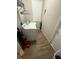 A functional laundry room with a washer and dryer, offering convenience at 8159 Woodvine Cir, Lakeland, FL 33810