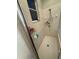 Bright shower featuring tile, shower head, and bathroom accessories at 8159 Woodvine Cir, Lakeland, FL 33810