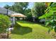 Backyard featuring green lawn space ready for outdoor living and entertaining at 1145 Denton St, Lakeland, FL 33803