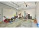 Spacious two car garage with ample room for vehicle parking and storage of tools and equipment at 1145 Denton St, Lakeland, FL 33803