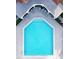 Aerial shot of community pool with lounge seating at 11761 Bella Milano Ct, Windermere, FL 34786